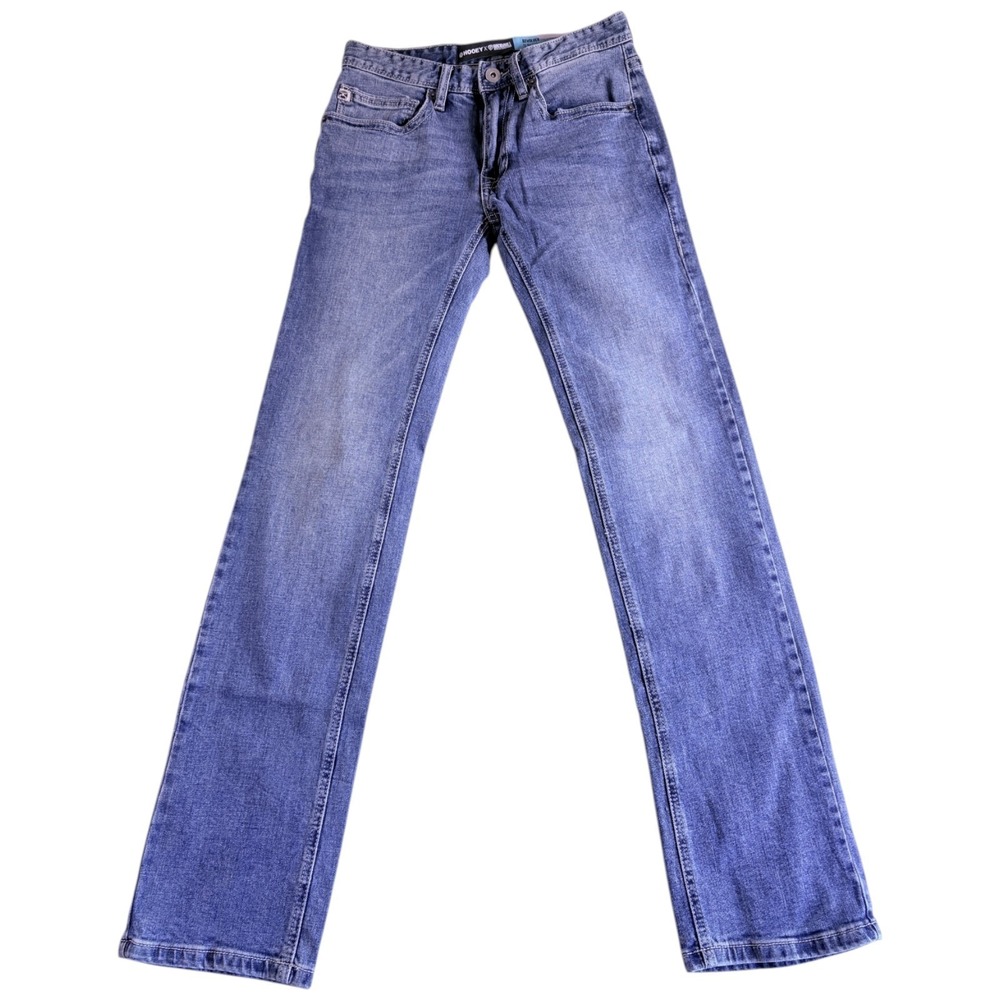 Rock & Roll Revolver Straight Jeans Mens 28x34 (29x31) Blue Denim Slim Hooey